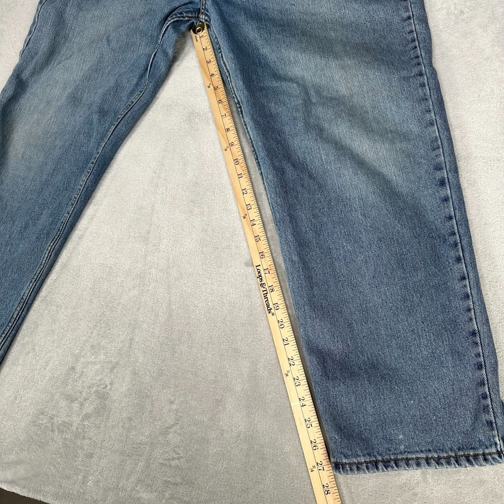 Levi's 550 Relaxed Fit Jeans Men's Size 40x29 Distressed Denim Medium Wash - Picture 3 of 16